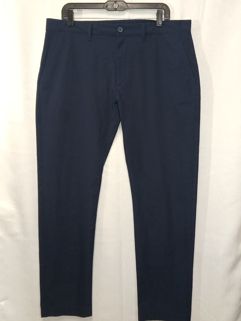 J.Crew Flex Mens Pants Navy Blue Size 36x32 Excellent Condition Slim Fit Trouser